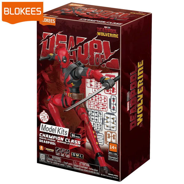 Blokees Marvel Deadpool and Wolverine Champion Class Deadpool Model Kit